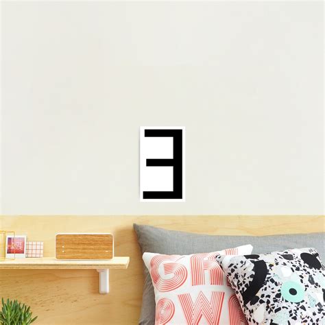 "E Backwards Letter - There Exists (Maths Symbol)" Photographic Print ...