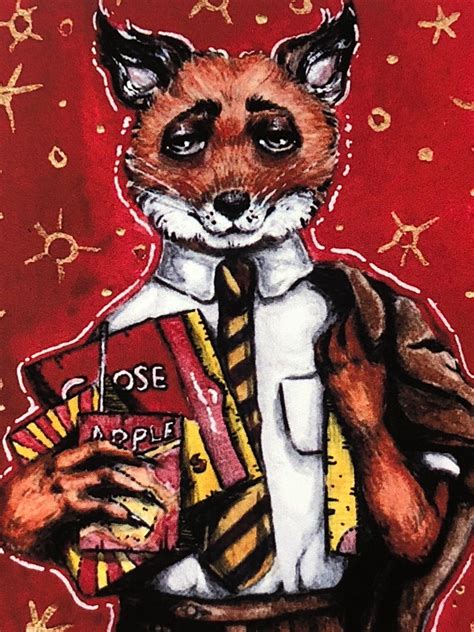 Fantastic Mr. Fox Fanart 5x7 Art Print | Etsy