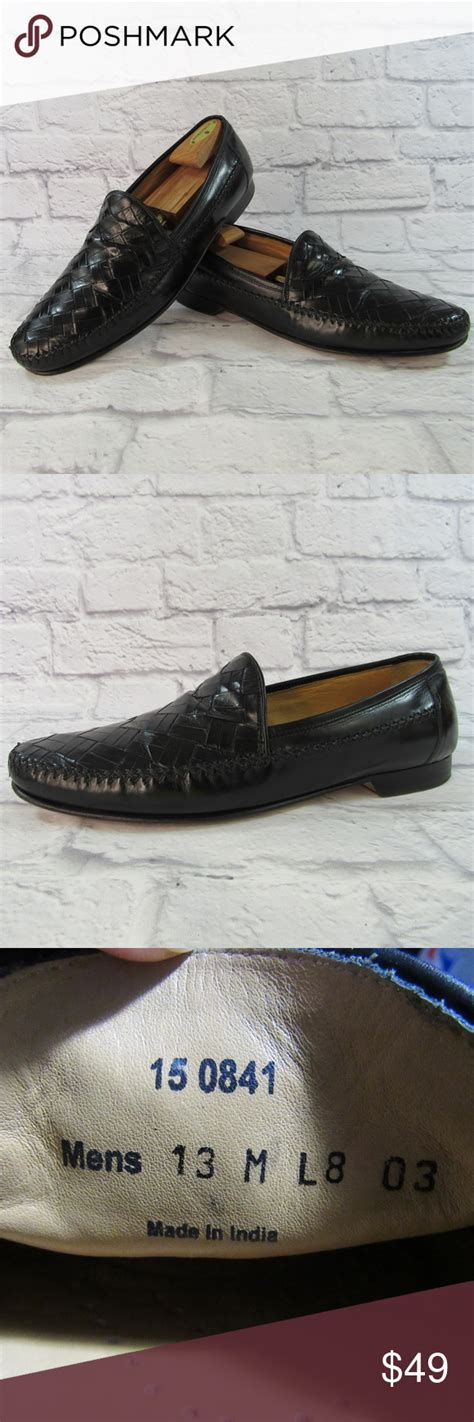 Johnston & Murphy Men’s 13M Loafers Black Leather Johnston & Murphy Men's 13M Loafers Black ...