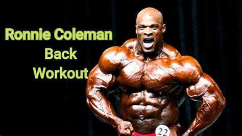 Ronnie Coleman_ Back Workout #Body_Building - YouTube