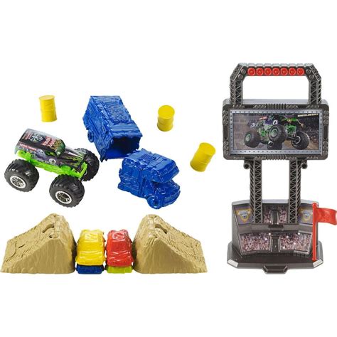 Hot Wheels Monster Jam Crash & Carry Arena Play Set - Walmart.com - Walmart.com