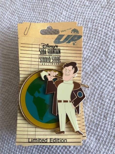 Very rare Disney Pixar DSF UP Charles Muntz Exployer Pin LE 150 on ...