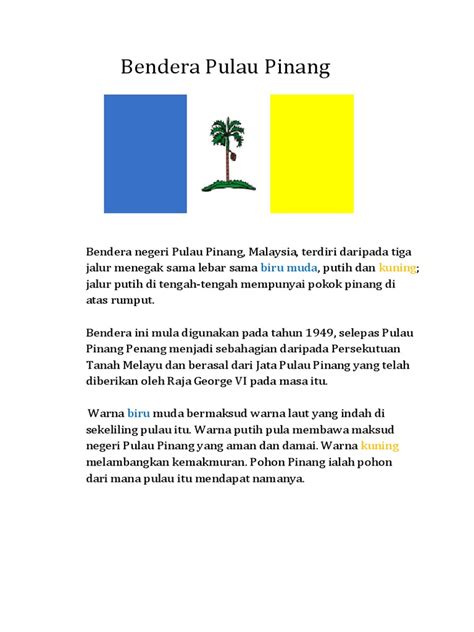 Bendera Pulau Pinang