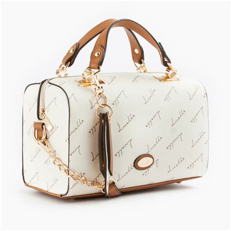 Luella All Over Print Bowling Bag