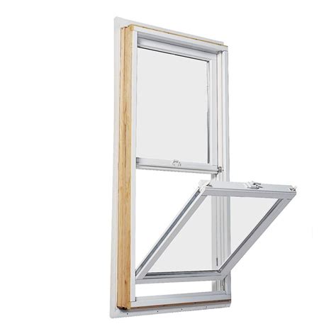 Andersen 27.5 in. x 41.5 in. 200 Series Double Hung Wood Window - White ...