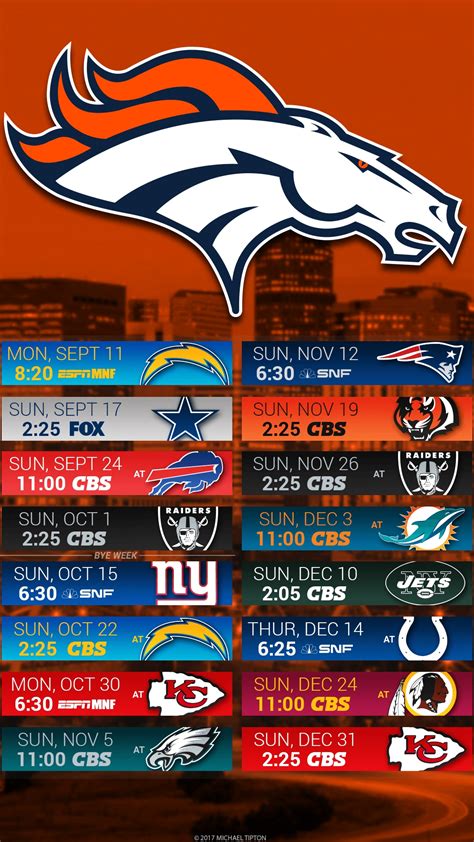 10 Best Denver Broncos Schedule Wallpaper FULL HD 1080p For PC Background 2021