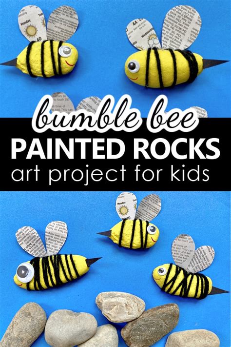 Painted Rock Bee Art Project | LaptrinhX / News