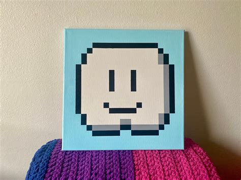 Pixel Art Inspired by Happy Clouds Super Mario Bros 3 - Etsy