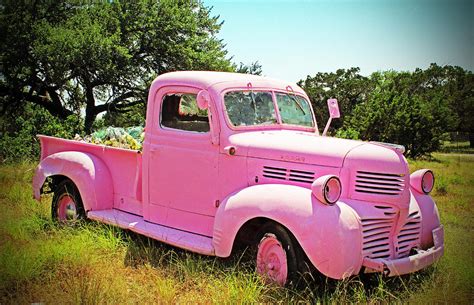 Vintage Pink Truck Photograph by Brooke Fuller | Pixels