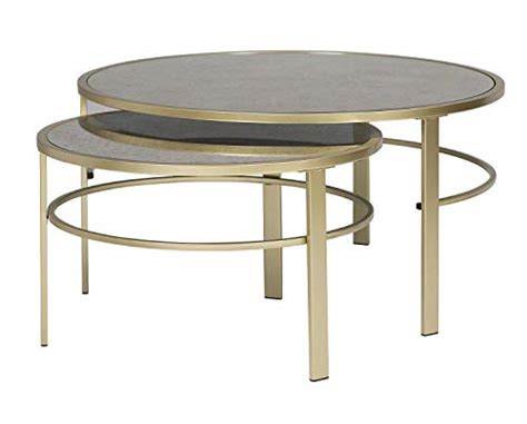 Modern Round Nesting Coffee Table Set Gold SALE Coffee Tables Shop | BuyMoreCoffee.com