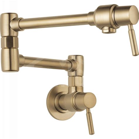 62820LF-GL : Brizo EUROPEAN Euro Pot Filler - Wall Mount, Brilliance Luxe Gold | Build.ca