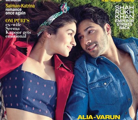 Alia Bhatt and Varun Dhawan on Filmfare cover are so much in love!