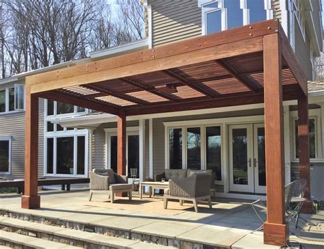 Modern Louvered Garden Pergolas, Custom Made from Redwood | Pergola patio, Pergola designs ...