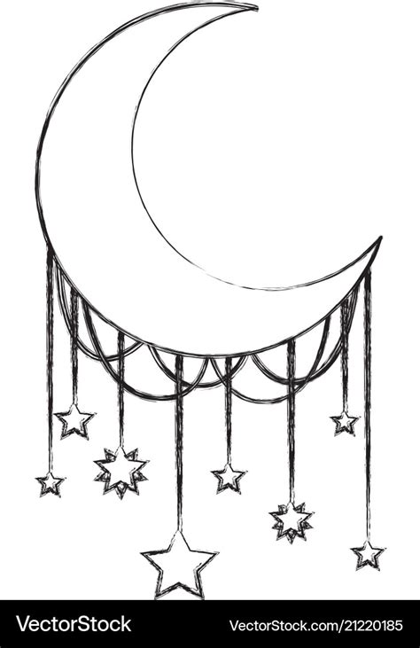 Crescent Moon And Star Printable Template