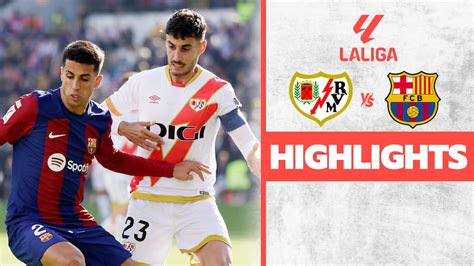 Watch Rd 14 - Rayo Vallecano Vs Barcelona - Highlights Video Online(HD ...