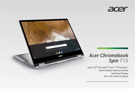 Acer Chromebook Spin 713, 311: Android convertible with 2K screen ...