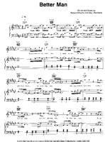 Robbie Williams - Better Man - Free Downloadable Sheet Music