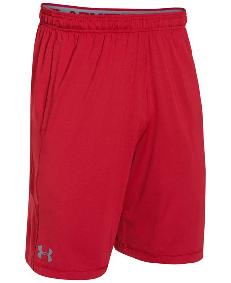 Under Armour Synthetic Men's Isolation Basketball Shorts in Red/Steel (Red) for Men - Lyst