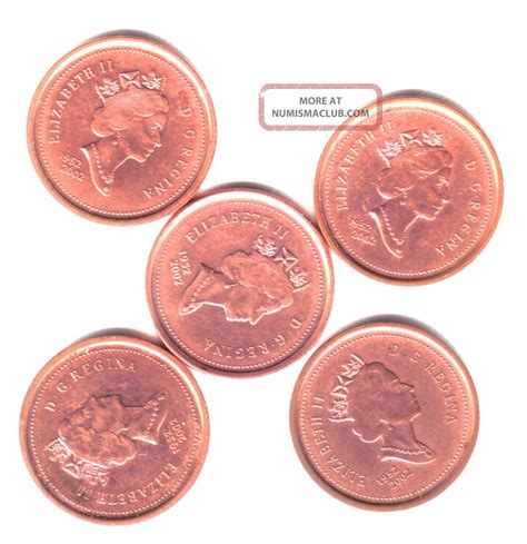 (1) 1951 And (1) 1952 Canadian Pennies In Ef State, 2 - 1952 - 2002 - 1 ...