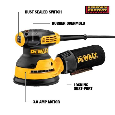 125mm Dewalt 1/4 Sheet Palm Grip Sander, DWE6411-B5, 230W at Rs 5265 ...