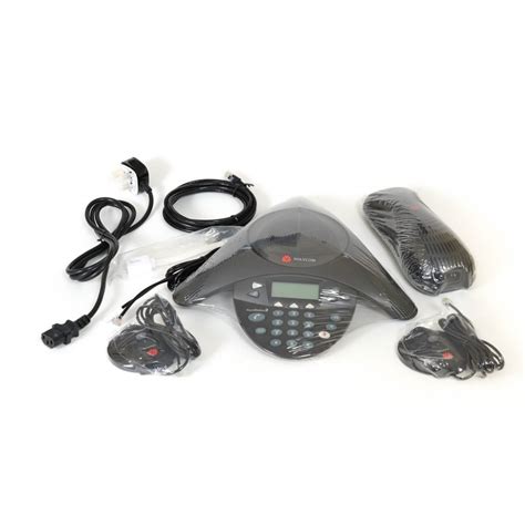 Polycom SoundStation2 Expandable Conference Phone - Telephones & Phone ...