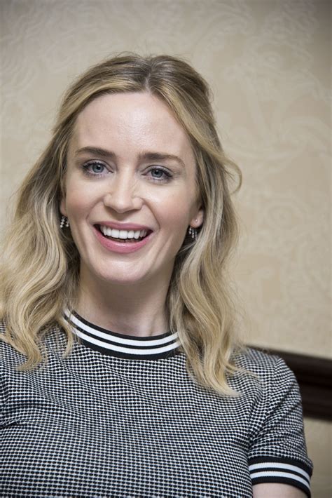 Emily Blunt - "A Quiet Place" Press Conference in Austin • CelebMafia