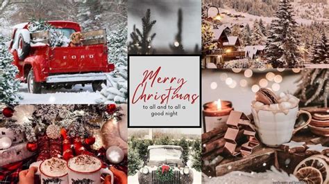 Christmas Aesthetic Desktop Wallpaper in 2024 | Christmas desktop ...