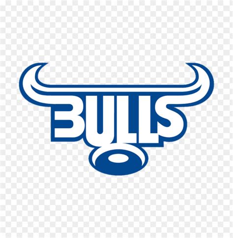 Funny Blue Bulls Logos Clipart