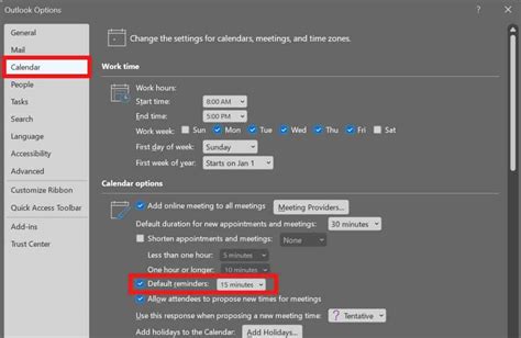 How to Set Calendar Reminders in Outlook for Microsoft 365? - TechnologyDOTs.com