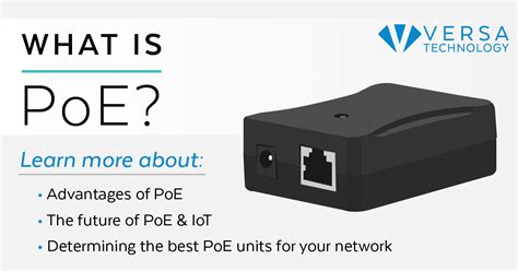 What is PoE (Power over Ethernet)? | Versa Technology