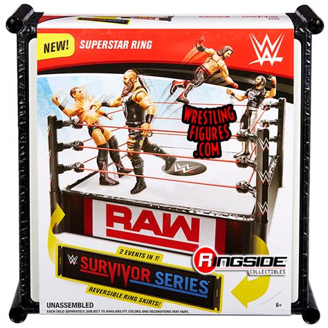 WWE Raw - Superstar Ring - Wrestling Ring & Playset by Mattel!