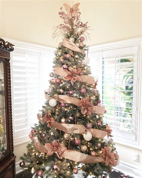 How To Update Your Holiday Decor With A Rose Gold Christmas Tree Rose Gold Christmas Decorations ...