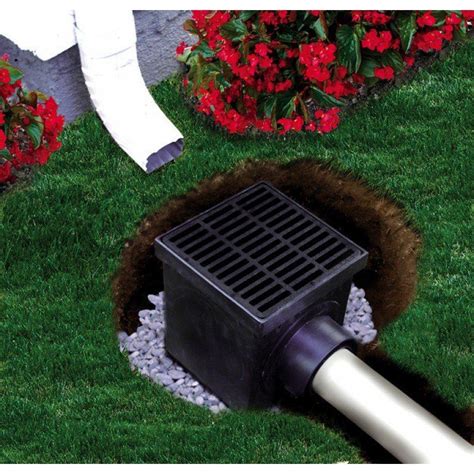 12" Catch Basin Kit | Yard drainage, Drainage solutions, Drainage