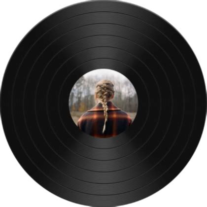 evermore vinyl record (Taylor Swift)