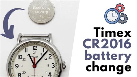 Timex CR 2016 Cell Battery Replacement | How to replace the Watch battery on Timex CR 2016 ...