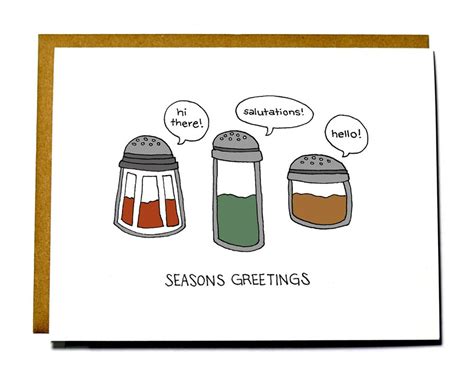 Funny Christmas card pun seasons greetings | Etsy in 2021 | Christmas card puns, Christmas puns ...