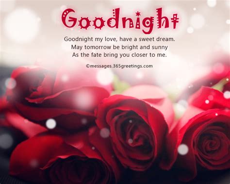 sweet good night messages - 365greetings.com