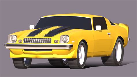 Chevrolet Camaro Bumblebee - Download Free 3D model by maregajavier ...