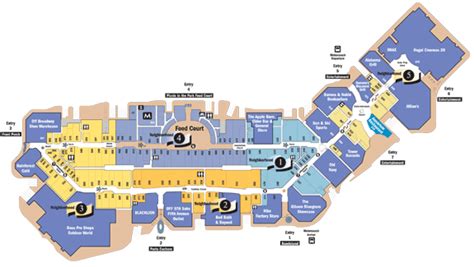 Opry Mills Store Map - Map Of Zip Codes