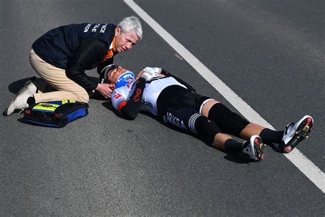 Warren Barguil and Rigoberto Urán left injured after crashes on Paris ...