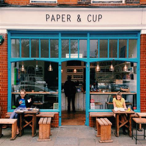 Paper & Cup Coffeeshop, Shoreditch, London. Photo: Rob Bentley | Coffee shop design, Cafe design ...