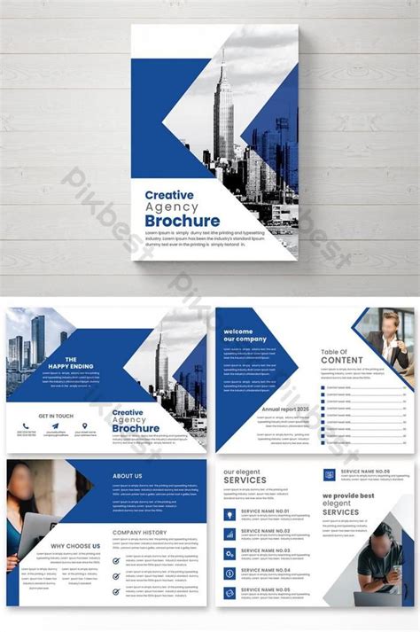 Company Profile Brochure Template | Corporate 8 Pages Brochure Design