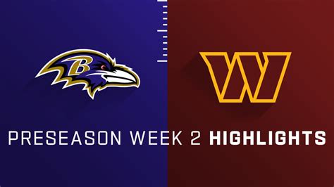 Baltimore Ravens vs. Washington Commanders highlights | Preseason Week 2