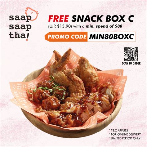 Free Snack Box And Explore Thai Flavours @ Saap Saap Thai