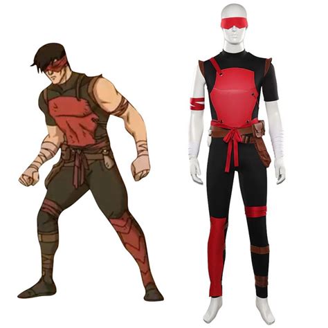 Mortal Kombat Legends: Snow Blind Kenshi Cosplay Costume Outfits ...