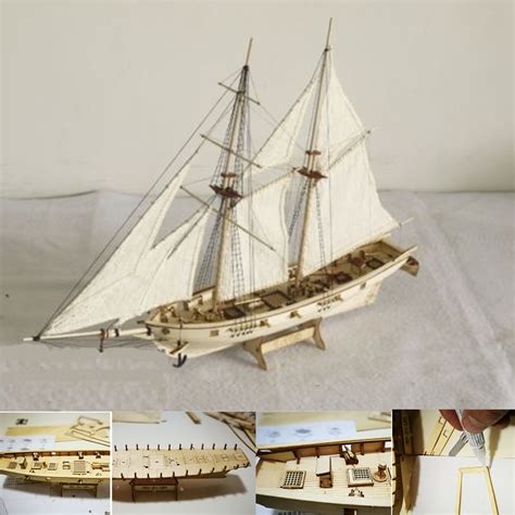 Wooden Model Sailboat Kits