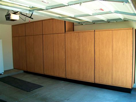 Custom Wood Garage Cabinets