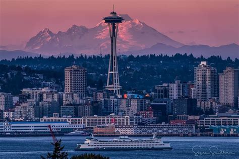 Mt. Baker/Seattle -Sigma Sreedharan Photography | Beautiful places, Architecture old, Skyline