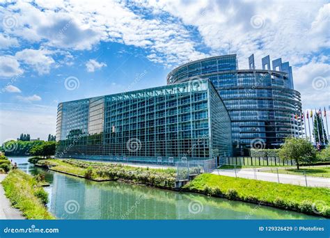 Seat of the European Parliament in Strasbourg, France Editorial Stock ...