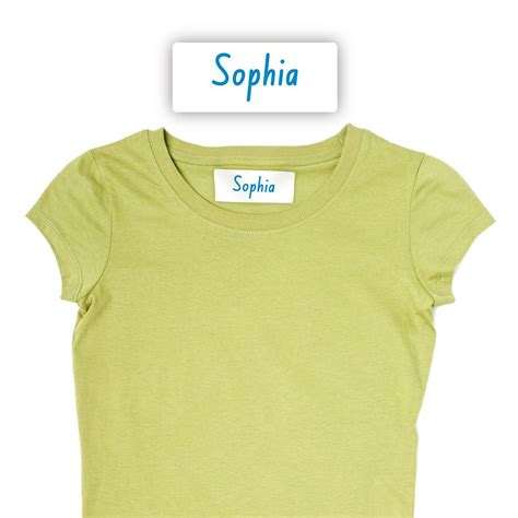 Large Iron-on Labels | Iron On Name Tags for School Uniform